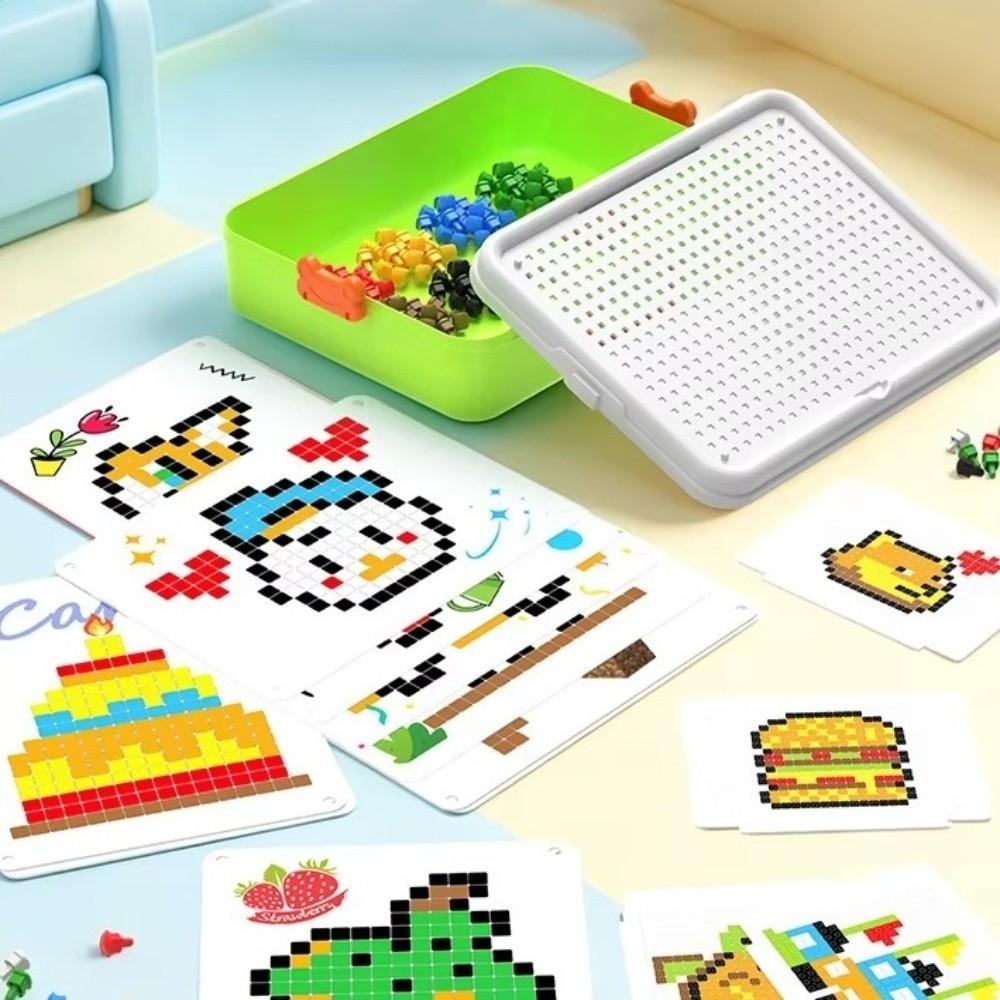 3D Stecktafel Puzzle Spielzeug DIY Set Pilznagel Puzzle Spielzeug Pilz Steckpuzzle Spielzeug Kinder Geschenke