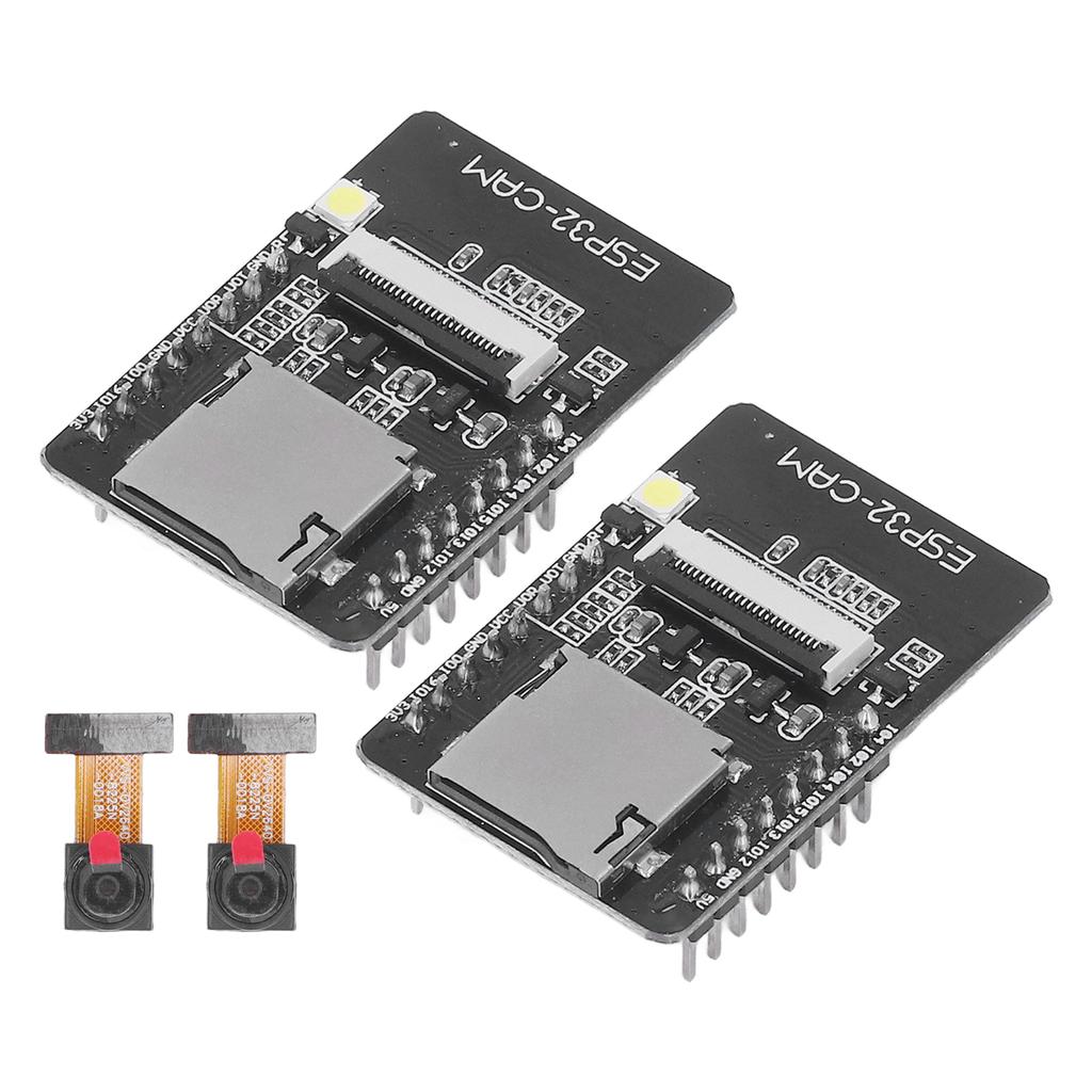 2Pcs ESP32 CAM Development Module WiFi Bluetooth 2 In 1 Camera Board Electronic Component