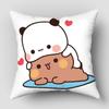 Bubu Dudu Pillowcase Cute Cartoon Bear Pillowcase Living Room Sofa Cushion Cover Bedroom Home Decoration Children's Gift
