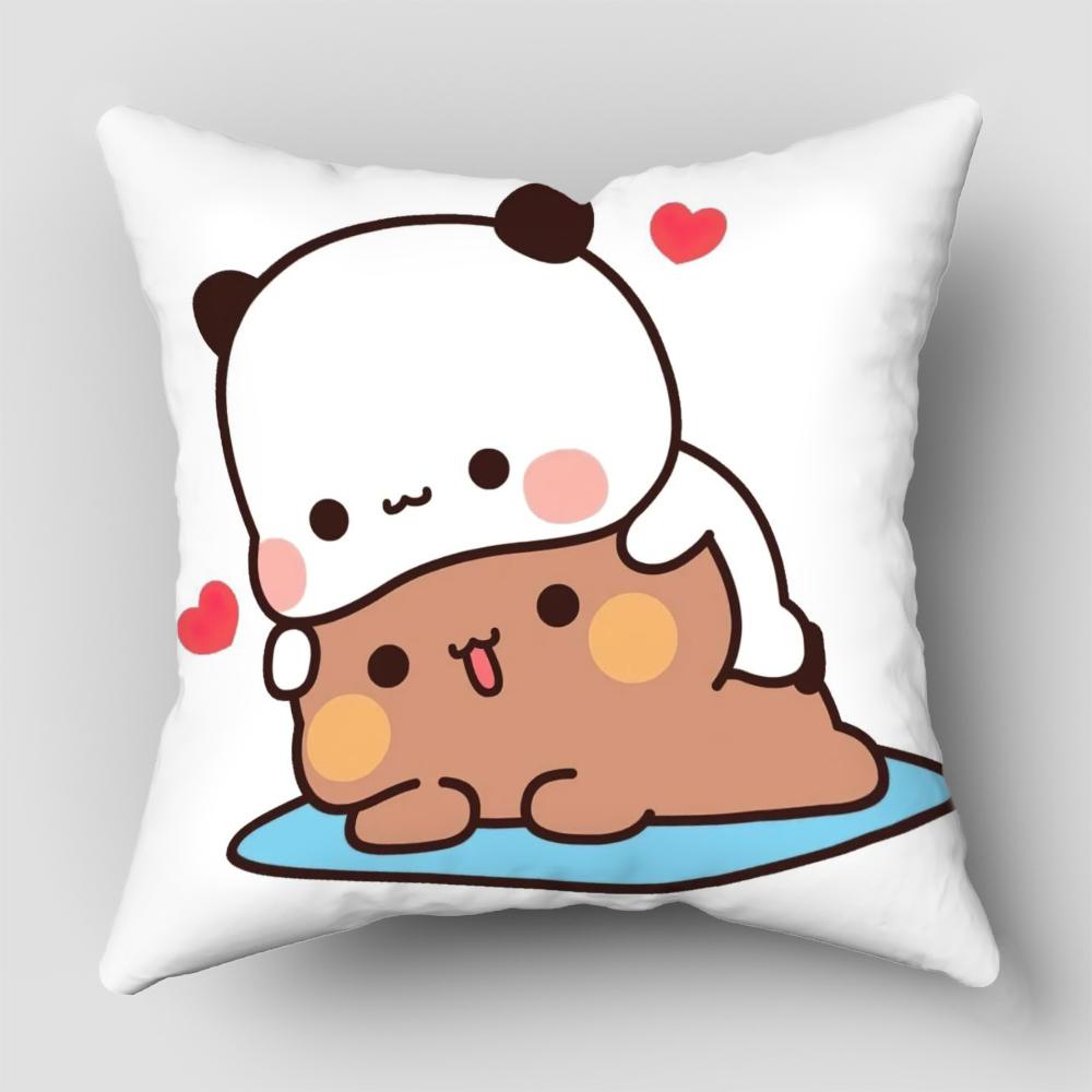 Bubu Dudu Pillowcase Cute Cartoon Bear Pillowcase Living Room Sofa Cushion Cover Bedroom Home Decoration Children's Gift
