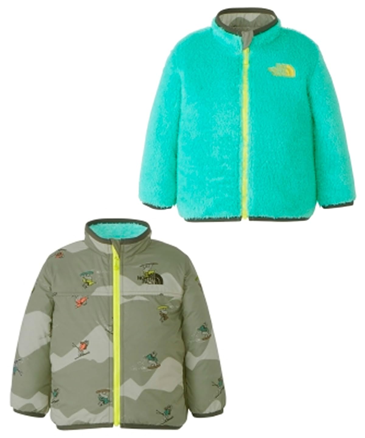 

The North Face Baby Novelty Reversible Cozy Cold Weather and Snow Yeti 80 Jacket, Unisex, Warm,