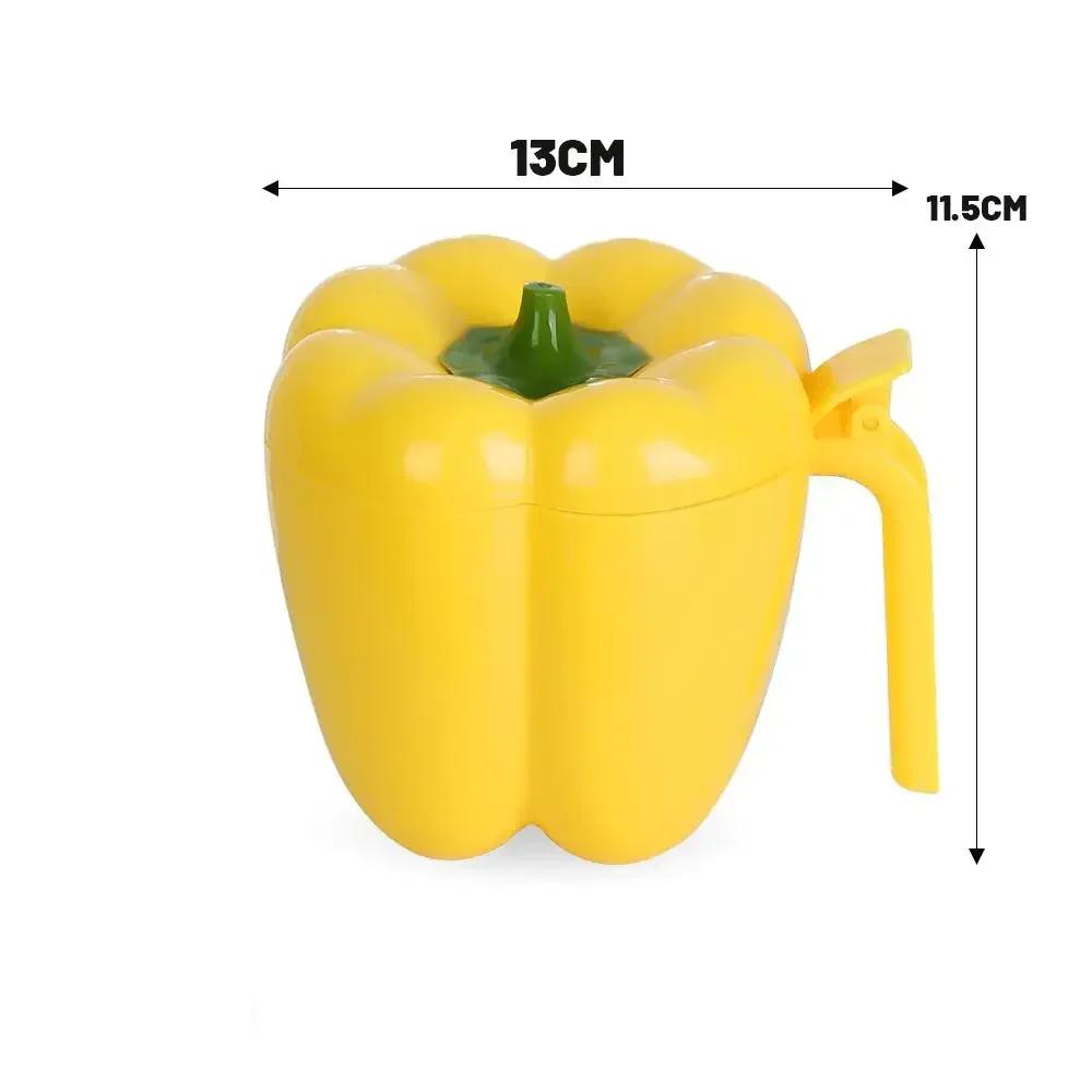 4 In 1 Plastic Creative Seasoning Jar Container With Spoon Chili Shape Barbecue Condiment Spice Rack Home Kitchen Acceesories