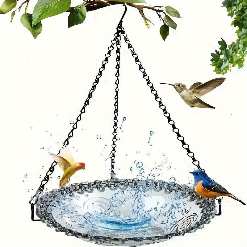 BirdFeeder Outdoor Bird Feeder for Balcony Garden, Hanging Hummingbird Feeder for Garden and Courtyard