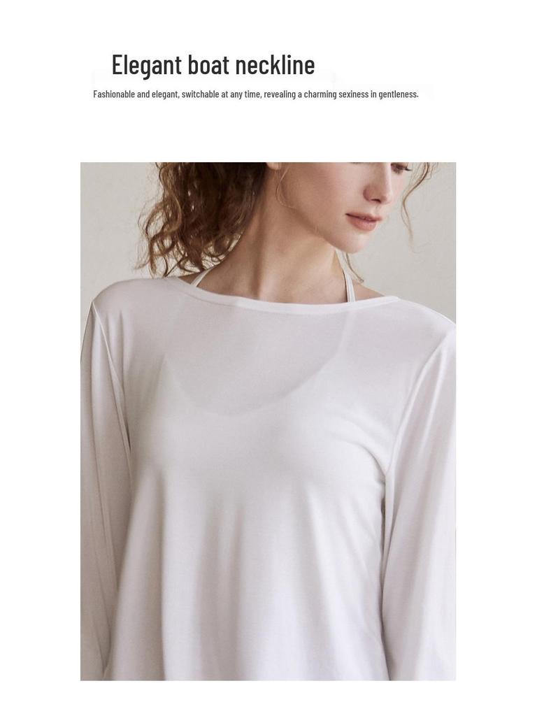Women’s Spring/Summer Backless Flowy Yoga Top for Outdoor Pilates & Fitness