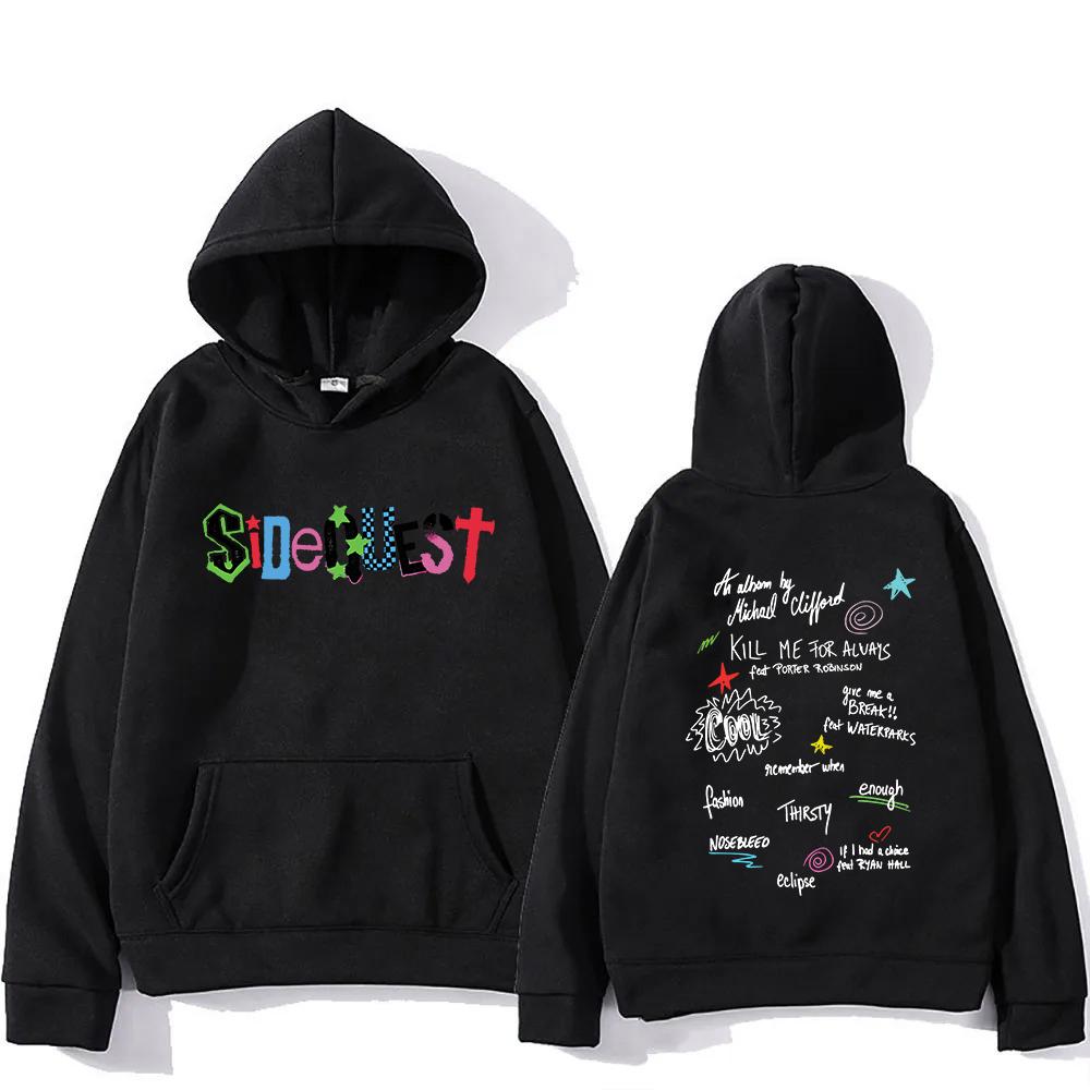 5 Seconds of Summer Michael Clifford Hoodie 2025 Album SIDEQUEST Herren/Damen Hoodies Harajuku Winterkleidung Pullover Sweatshirt