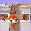 Ailurus Animal Fulgens Pattern Backpack Feather Cotton Filling Daily Children
