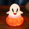 Halloween Ghostly LED Light Glowing Pumpkins with Flameless Candle Decorative Night Lamp For Party Home Decoration