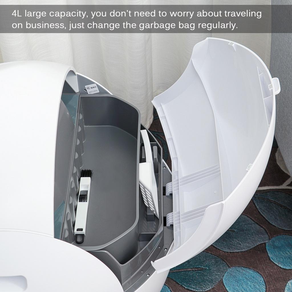 Lid Cats Toilet Splash-proof Automatic Closed Smart Wifi Pet Litter Tray Self Cleaning With Litter Scoop Electric Cat Litter Box