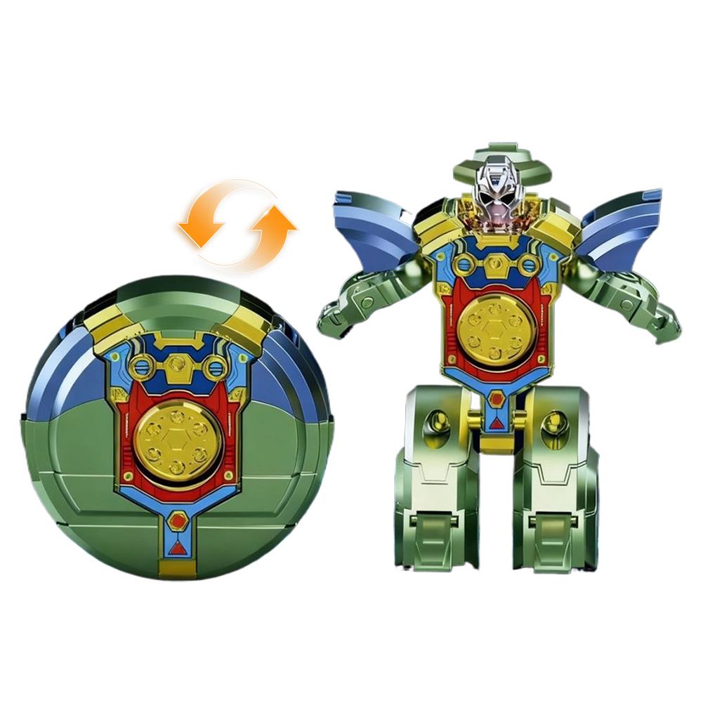 3-In-1 Transformable Gyro Robot Abs Silent Stress Reliever Portable Mini Mechanical Fidget Toy Sensory Education Toy For Kids