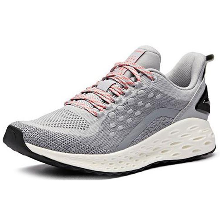 Anta Cushioning Abrasion Resistant Coverage Cushioning Abrasion Resistant Coverage Low top Running Shoes Men's Gray 11915588-3