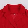 50S Swing Dresses Lapel Collar Short Sleeves Row of Buttons Work Business Office Lady Midi Dress Women's Casual Outfit