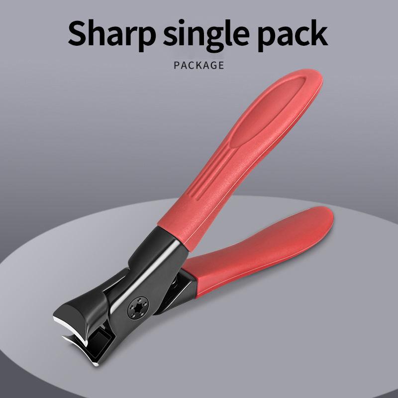 2025 New Stainless Steel Nail Clipper with Ultra Wide Jaw Opening Portable Finger Nail Cutter