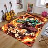 1pc Demon Slayer4 Design Printed Area Rug Carpet for Bedroom Living Room Home Decor Rugs Mat Non Slip Mat Rug for Bedside