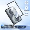 Foldable Phone Case with Hinge Protection and 9H Tempered Glass for Samsung Galaxy Z Fold 8-Black