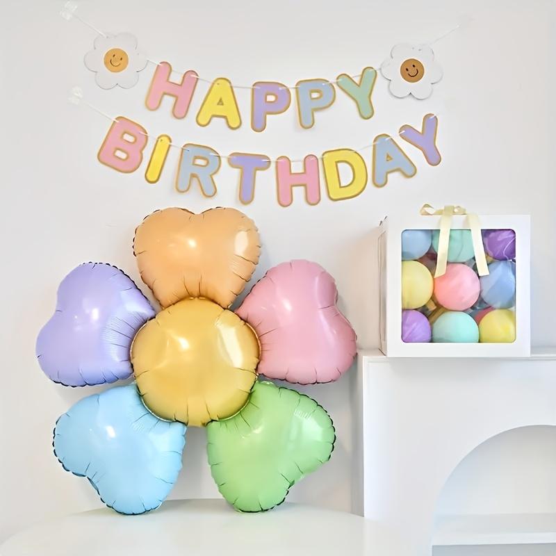 Giant Colorful Daisy Balloons Flower Decorations for Birthdays, Easter, Wedding Parties, Perfect for Festive Wall Decor