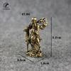 Classcial Copper God of Longevity Statue Longevity Miniatures Figurines Retro Brass Buddha Ornaments Home Decoration Accessories