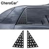 2x C-Säulen Dreieckfenster Glasplatte Zierabdeckung Für 4Runner 2010+Außen