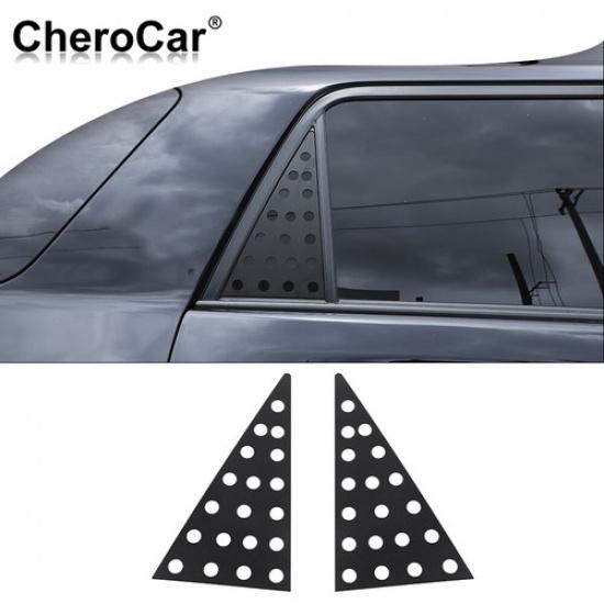 2x C-Säulen Dreieckfenster Glasplatte Zierabdeckung Für 4Runner 2010+Außen