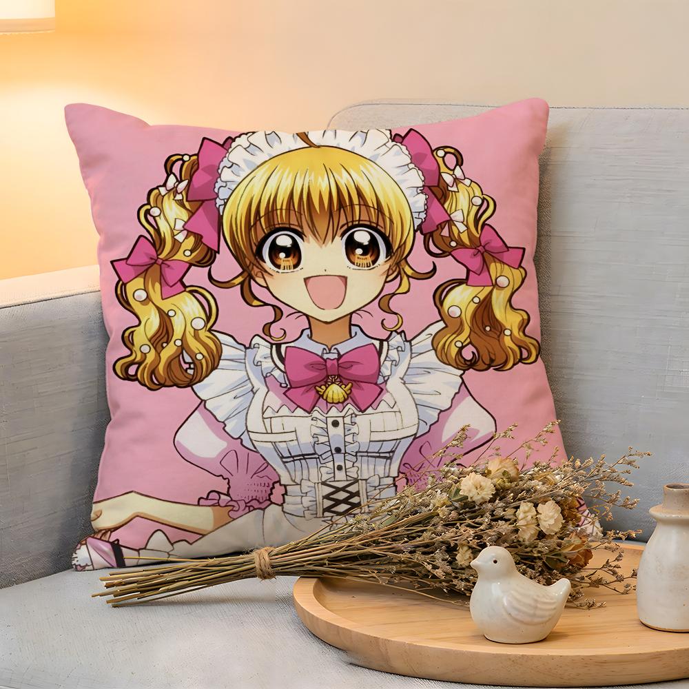 Cushion Cover  Linen  SkinFriendly Soft Decorative Case For Sofa Home Decor Mermaid Melody Pichi Pichi Pitch Pillow cover