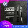 2026 Caliente Para Volkswagen VW 3 Piezas Metal 3D Pegatina de Logo para Maletero de Coche Insignias de Rejilla Calcomanías para VW Golf 2 3 4 5 6 8 MK2 MK3 MK4 M