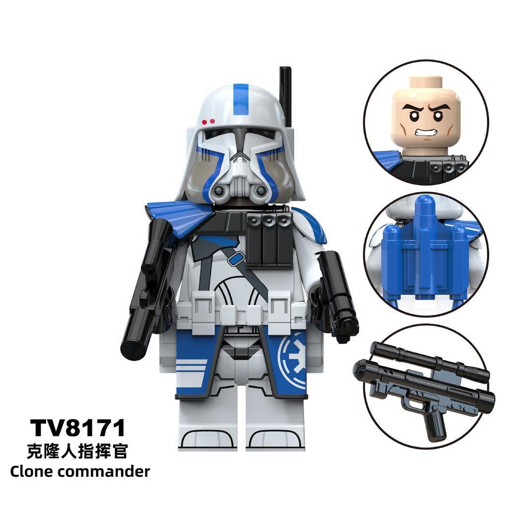 Star Wars Série 501/212 Klonový voják Stavebnice Akční figurka Sáček Hračka TV6117/6118/6119