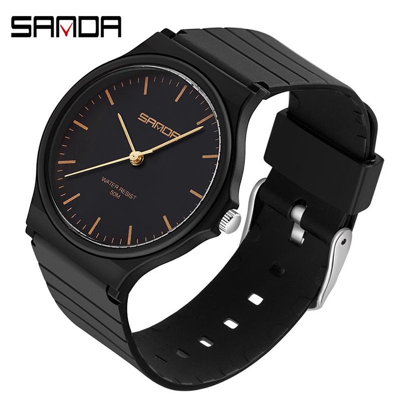 Sanda Trendy Student Watch: Simple, Casual, Versatile, Fresh Style
