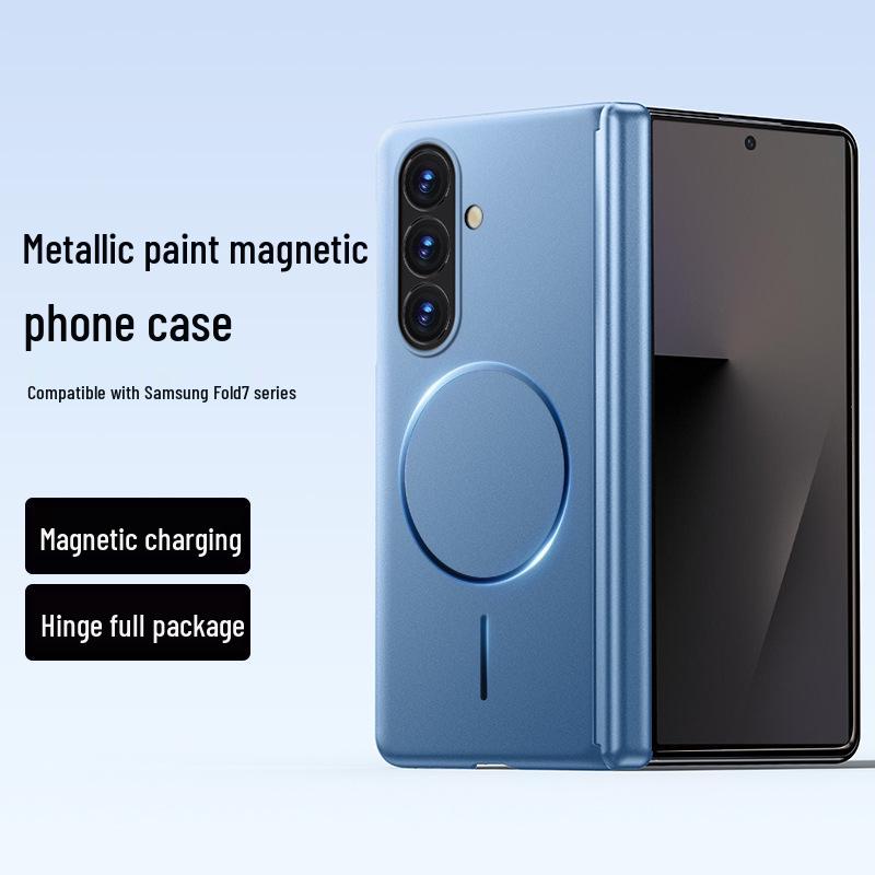 Магнитный чехол-книжка Samsung ZFold 7 с защитой от падений и полной защитой для мужчин W25
