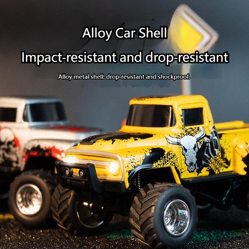 New 2.4G Ratio Mini Monster Remote Control Car For Children, Remote Control Racing Lights For Boys, Birthday Gift
