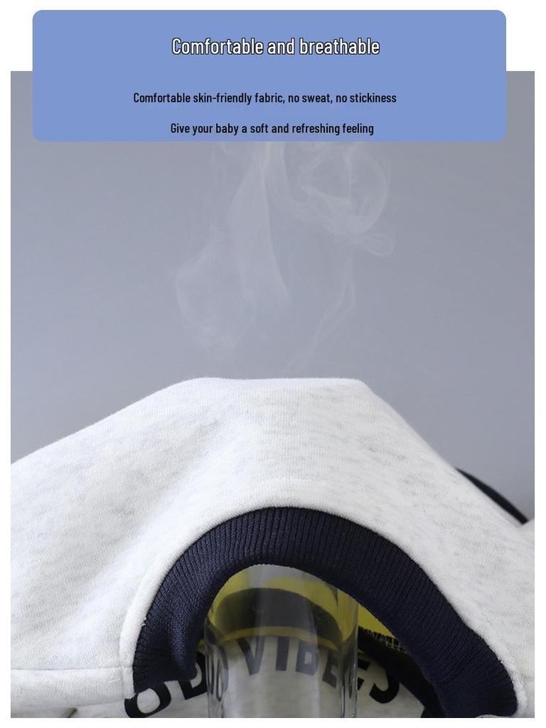 Winter Baby Cartoon Velvet Hoodie: Cozy, Trendy, Warm.