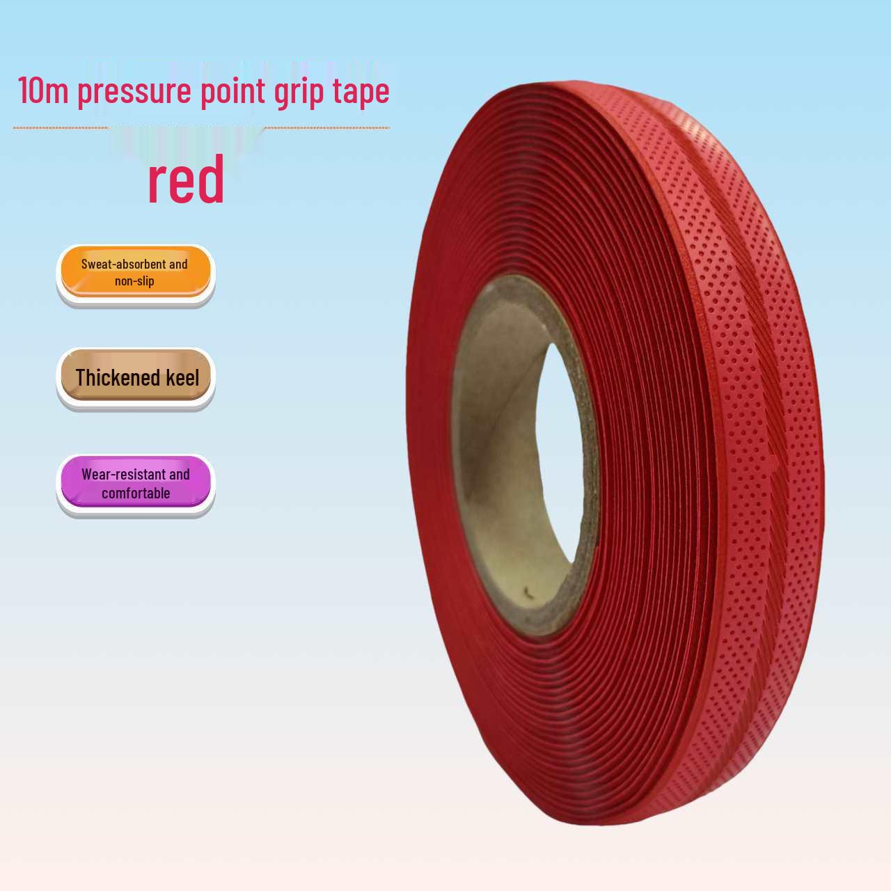 

Large Anti-Slip Fishing Rod & Badminton Grip Tape - Sweat Absorbing, Single Direction Wrap