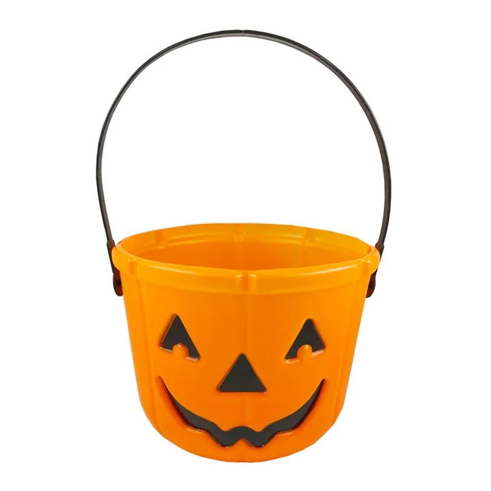 Spooky Triangle Eye Halloween Pumpkin Jar Portable Holiday Toy Pumpkin Bucket Halloween Decoration Party Decoration