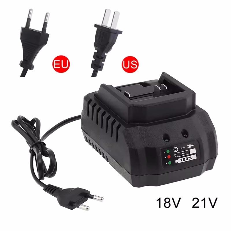 Battery Charger Suitable For Makita 18V 21V Li-ion Battery Portable Fast Charger for Makita Battery Replacement EU Plug US Plug