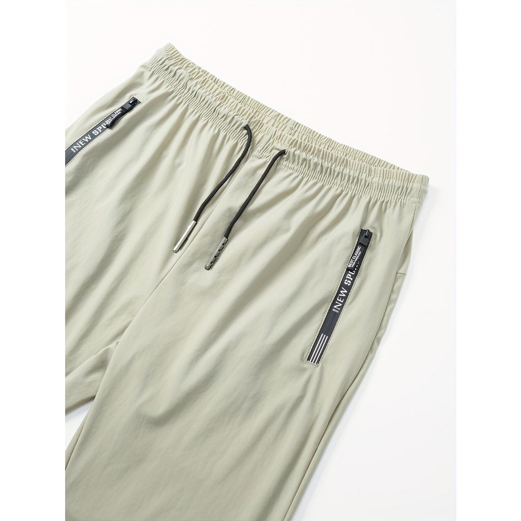 Men's Sweatpants, Moisture Wicking, Stay Dry and Breathable, with Pockets and Drawstring, Zipper Detail, Soft and Comfortable TouchMen's Jogging Pants