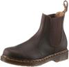 Dr. Boots. Martens 2976 Yellow Stitch Crazy Horse Dark Brown