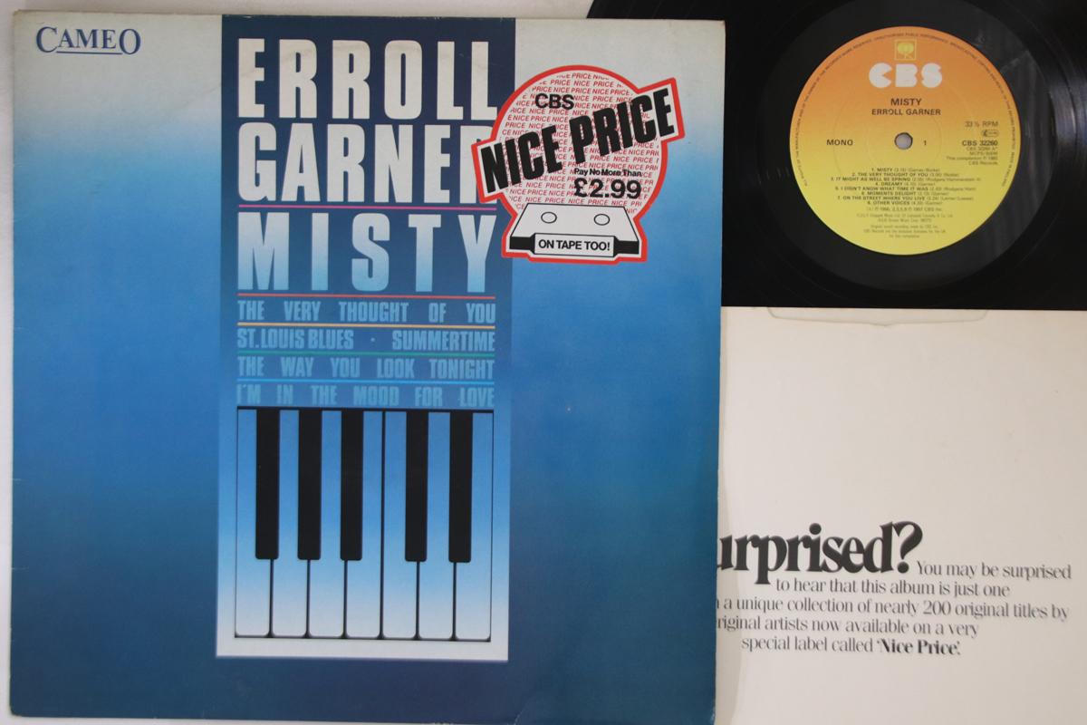 

LP Record ERROLL GARNER - Misty CBS32260 CBS 1983 UK Jazz Used