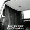 Car Sun Shade Curtain Rear Window Curtain Privacy Partition for Business Vehicles with UV Blocking and Heat Insulation