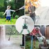 2-Way Hose Splitter with 2 Valves,  Water Pipe Diverter Double Outlet Y Connector with Individual Shut Off Valve,Suitable for Outdoor Garden Watering