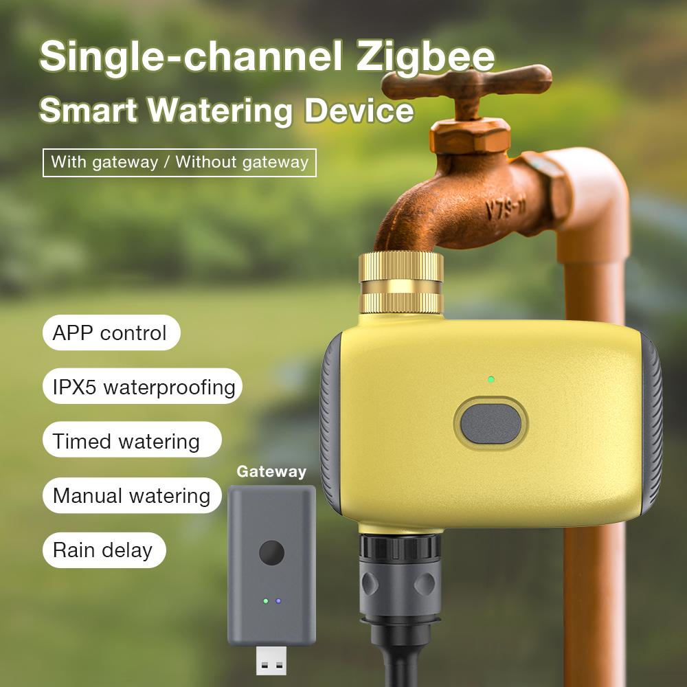 Tuya Zigbee Watering Timer Smart Garden Sprinkler Timer Automatic Drip Irrigation Watering System Support Home Assistant