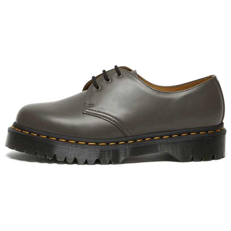 Dr. Martens 1461 Bex Series British Style Thick Sole Dress Shoes Unisex Dress Shoes Gray 27141481