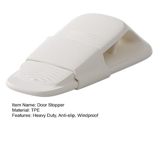 Door Stopper Anti-slip Windproof No Drilling Anti-collision Door Bottom Wedge Heavy Duty Home Office Carpet Tile Concrete Wooden Floor