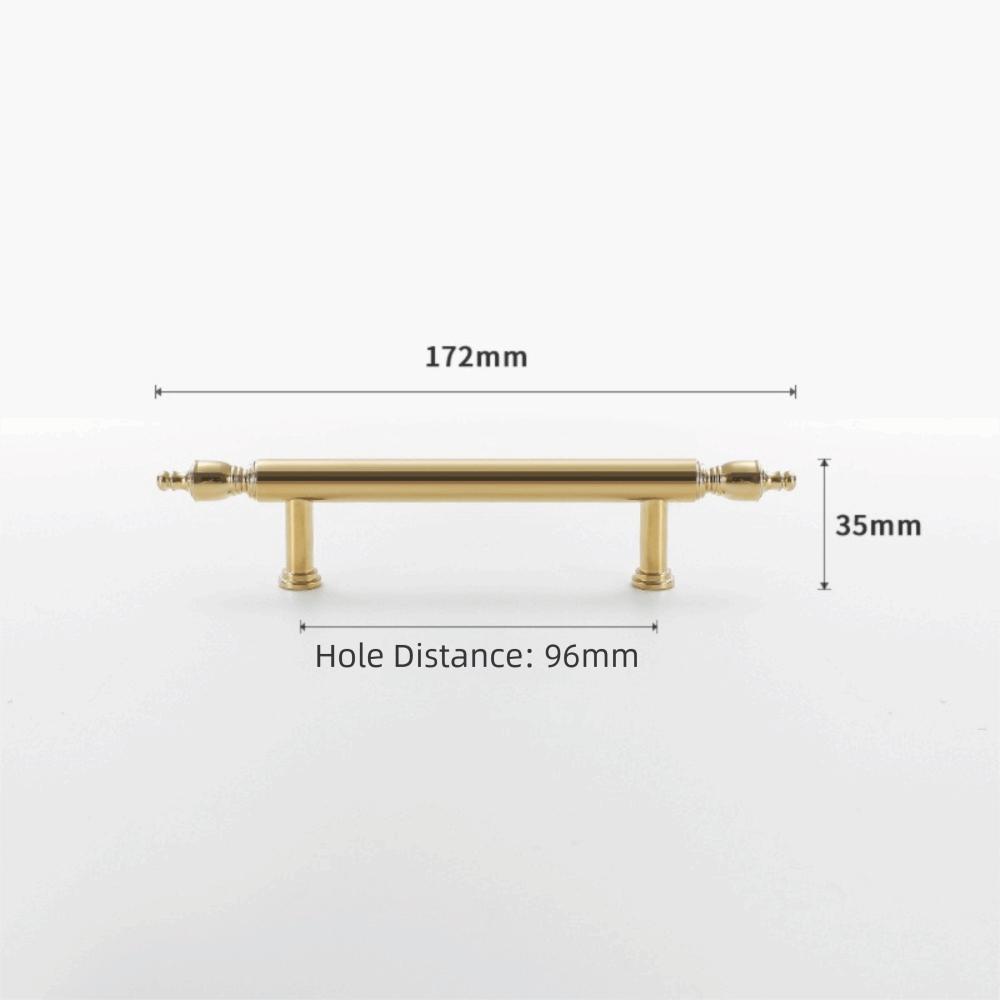 Beautiful Brass Cabinet Handle Light Luxury Long Handle New Drawer Pulls Shoe Cabinet