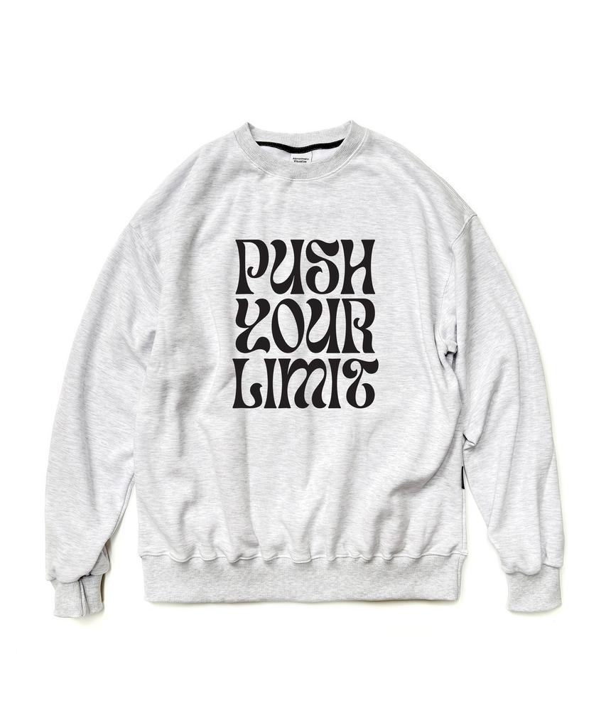 ABNORMALTHING Limit Loose Fit Crew Neck Charcoal