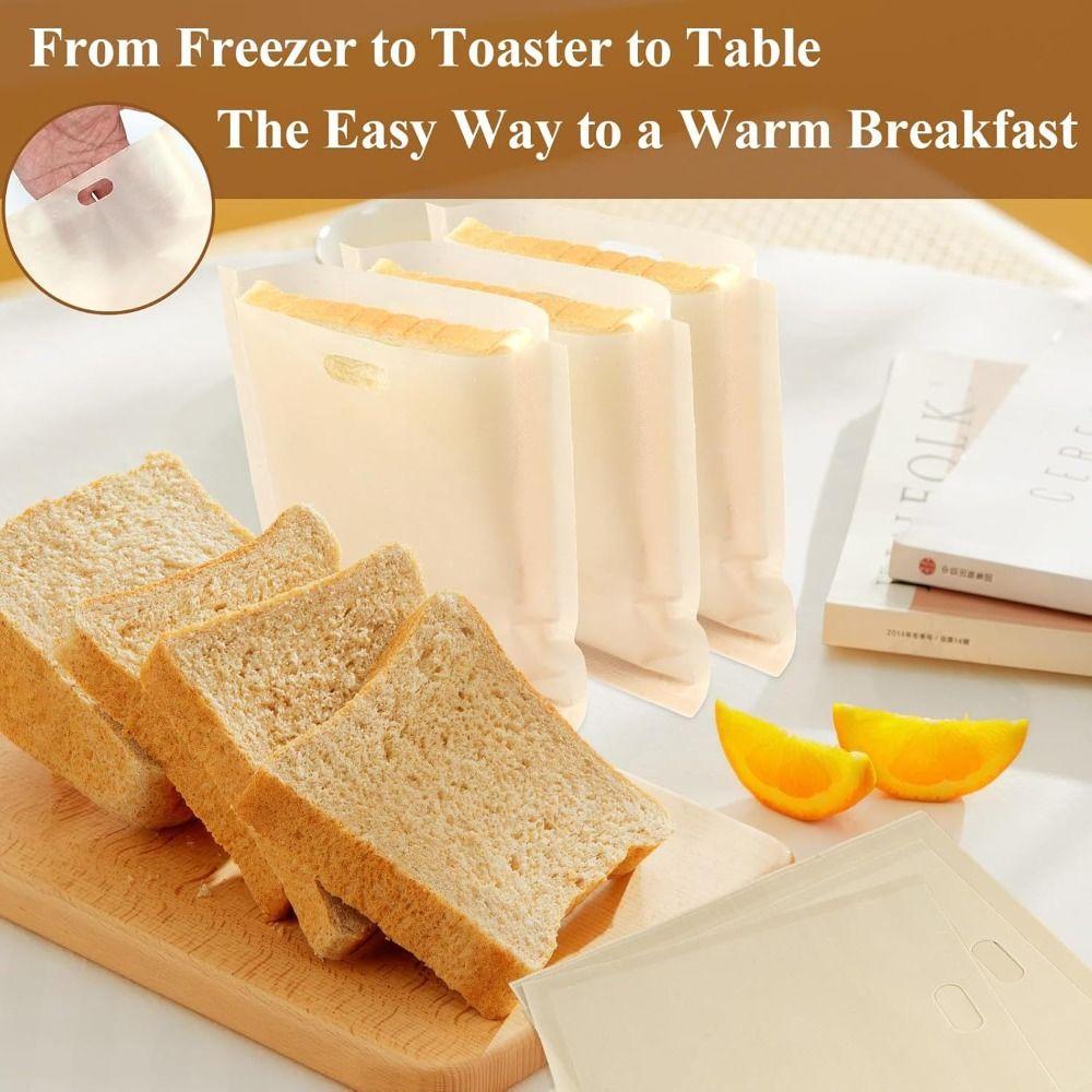 1PC Reusable Non Stick Bread Bag Polyester Sandwich Bags Reusable Toaster Bag Pastry Tools