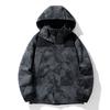 Men's winter new mountaineering couple men's and women's contrast hooded warm white duck down jacket versatile jacket