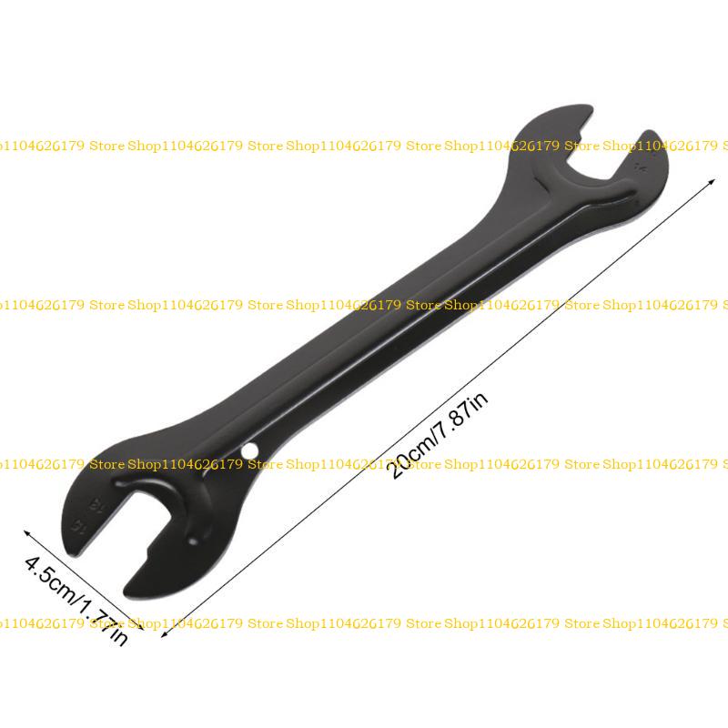A1A2 Open End Pedal Spanner Repair Tool for Mountain Biking, Double Open Hub Spanner