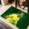 Brazilian Football Star Area Rug Design for Bedrooms Dining Room Dormitory Foyer Antislip Carpet Office home decor