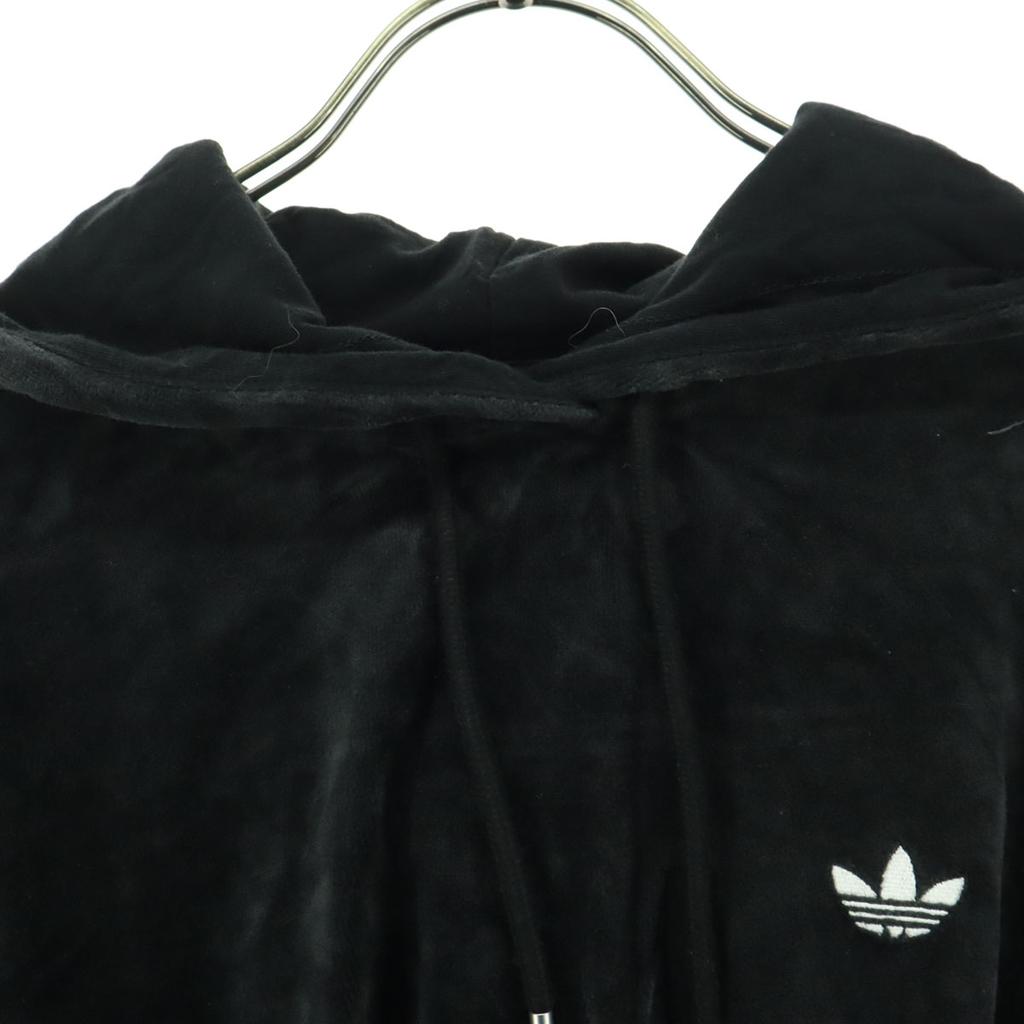 Adidas Trefoil Långärmad med huva, kort längd Parker XS grå Dam Begagnad