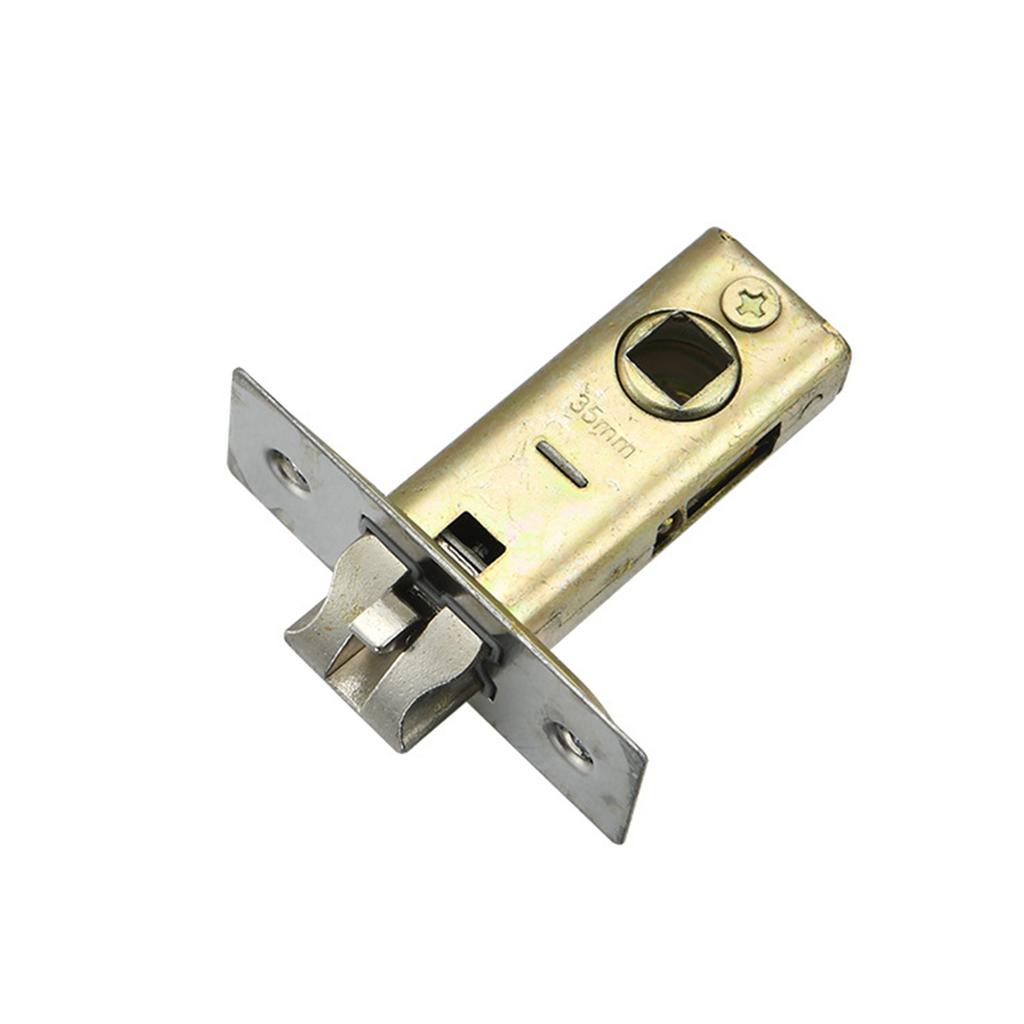 Sturdy Metal Fork Tubulars Mortice Latches Metal Finish Convenient Accessory for Bathroom and Bedroom Door Installion
