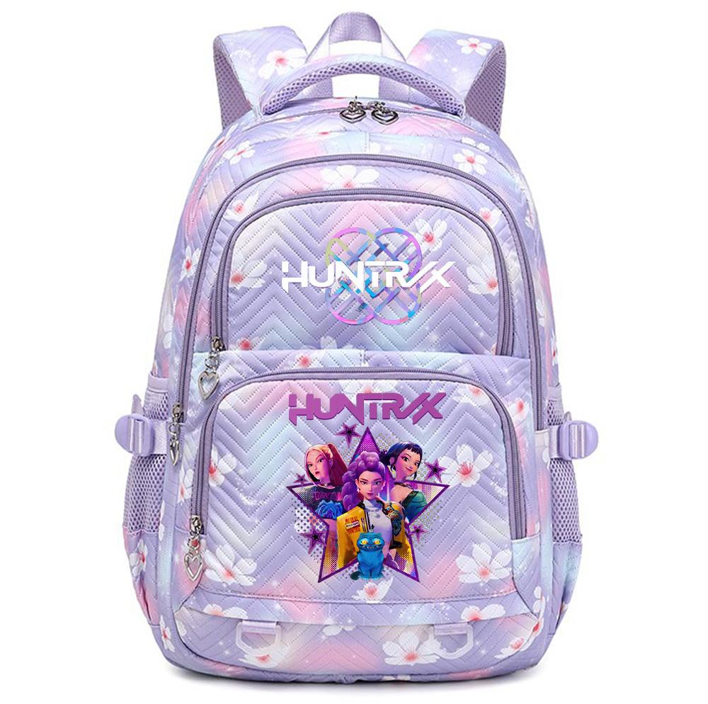 Kreslený K-Pop Potisk Batoh Studentský Teenagerský Školní Batoh pro Kluka Dívku Školní Taška Dětský Dárek Dámská Velkokapacitní Vodotěsná Cestovní Taška Mochila