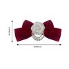 Broche Pin Noeud Fleur Camélia Pompons Perle Fausse Nœud Pré-Noué Épingles Clip Col Robe Chemise Cravate Corsage Broches